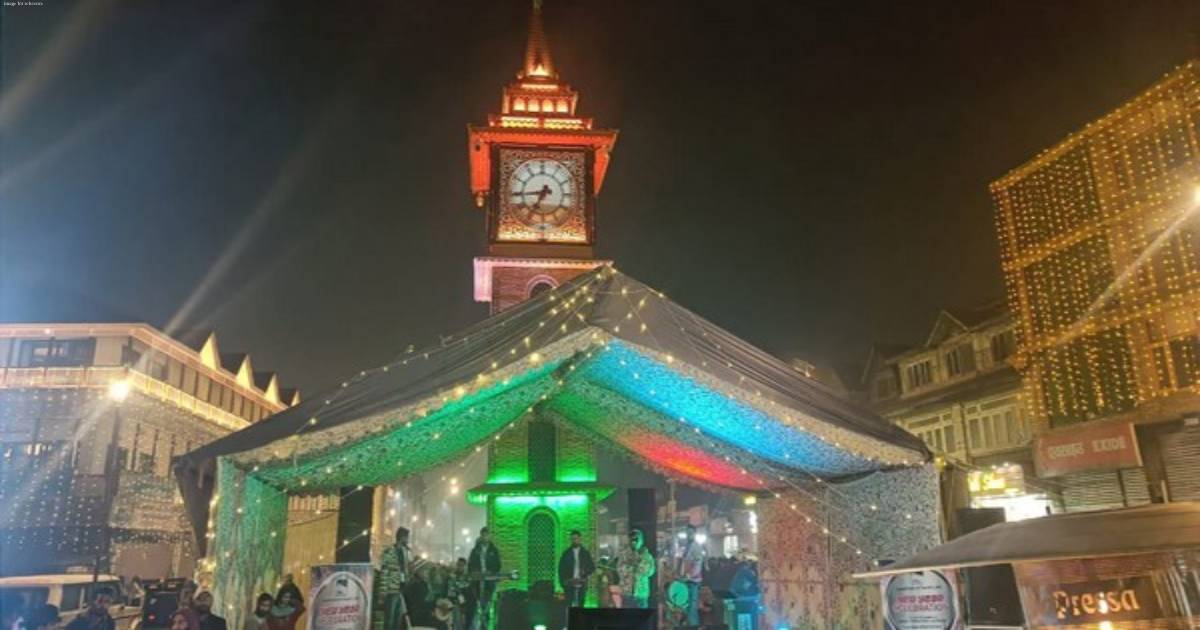 J-K: People welcome new year with 'never seen before' celebration at Lal Chowk in Srinagar